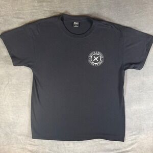 FACT Made to Destroy Mens Black Music is a Weapon Graphic T Shirt Size L